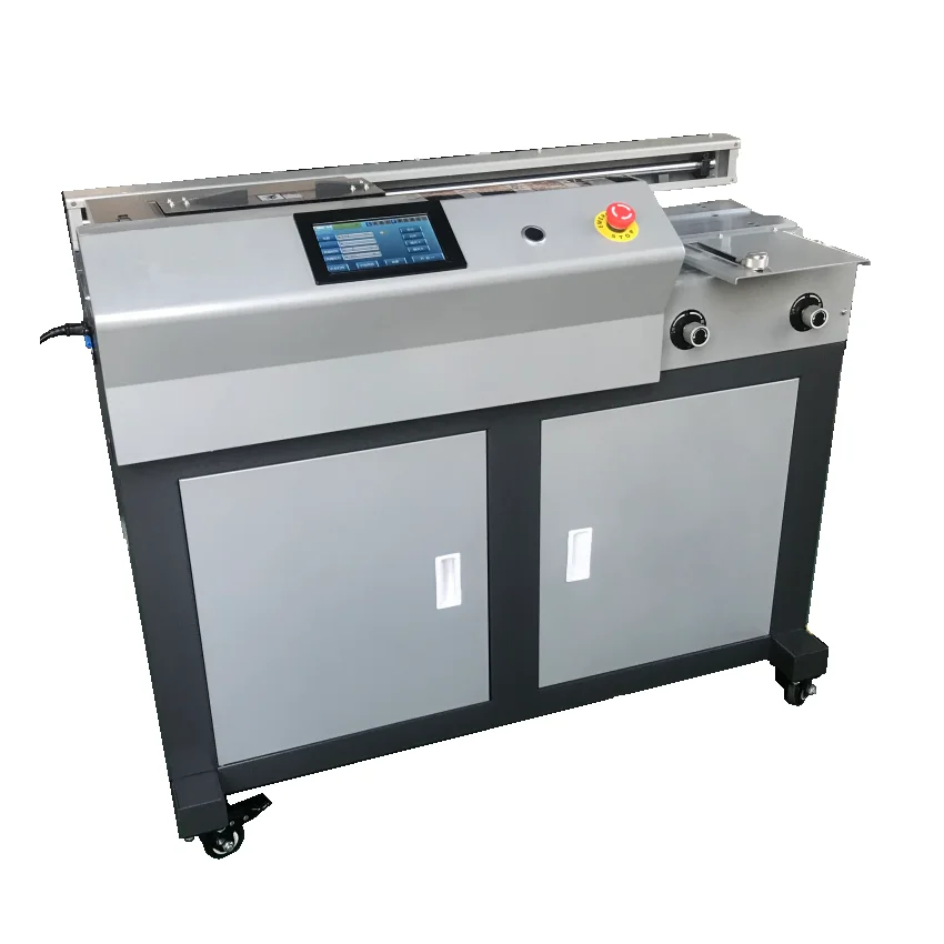 Digital Book Glue Perfect Binding Machine with Touch Screen