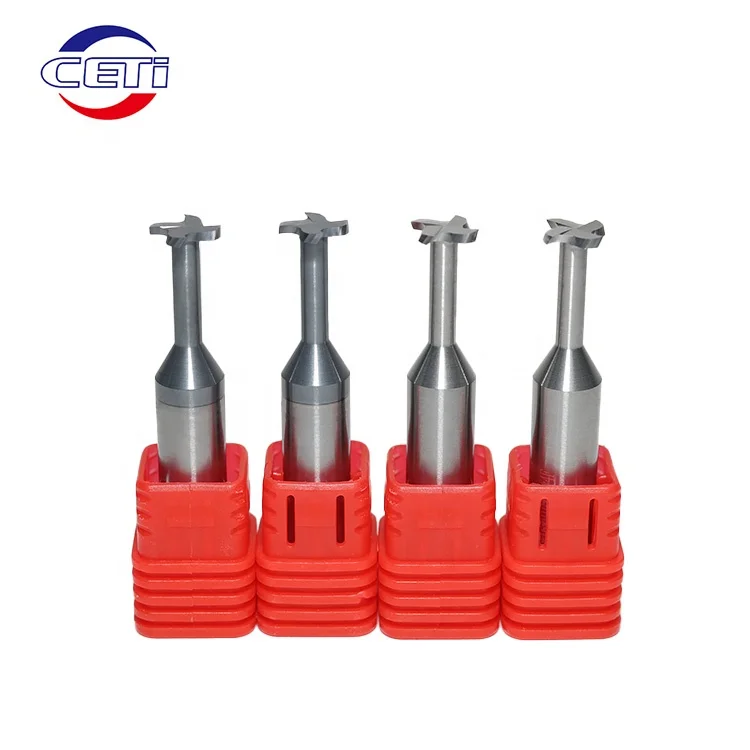 CNC Metal Rotary Milling Cutter Cutting Tools Solid Carbide End Mills T-Slot Metal End Mills