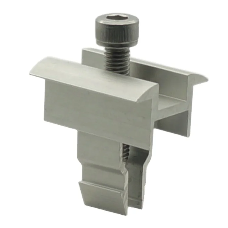 Solar Energy Panel Mount Racking Systems Pv Panel Universal Clips Kits Roof Components Aluminum Mid End Clamp Kit