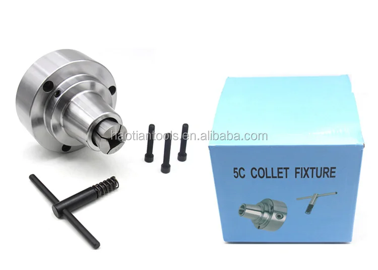 5c collet lathe chuck with back plate suits 5c fixture 5c D3 D4 D5 D6 D8