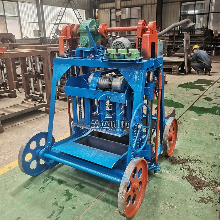 Big Mobile Cement Brick Block Making Machine Fly Ash High Output Bock Machine