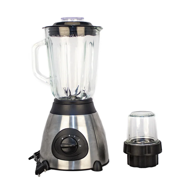 5 Speed Blender 1500ml 300W 2 in 1 blender Y66 Grinder GLASS/PC/PS JAR Metal design Y66 blender