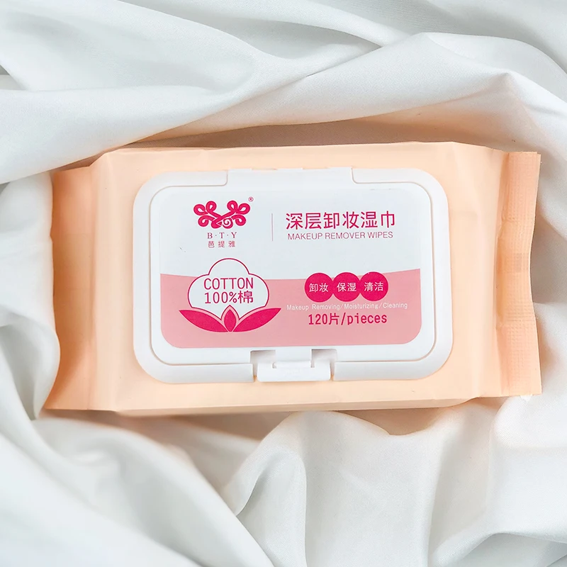 Disposable Concentrate On Cleaning Temperate Formula Quick Make-Up Removing Wet Tissue Box Tissue Wet Tissues Can