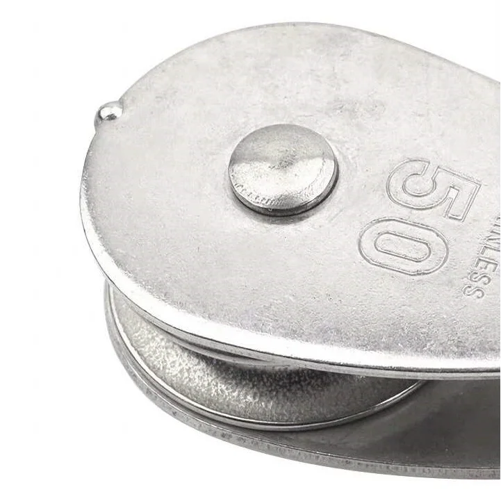 Rigging hardware product M20 M25 M32 M50 M100 lifting stainless steel pulley block