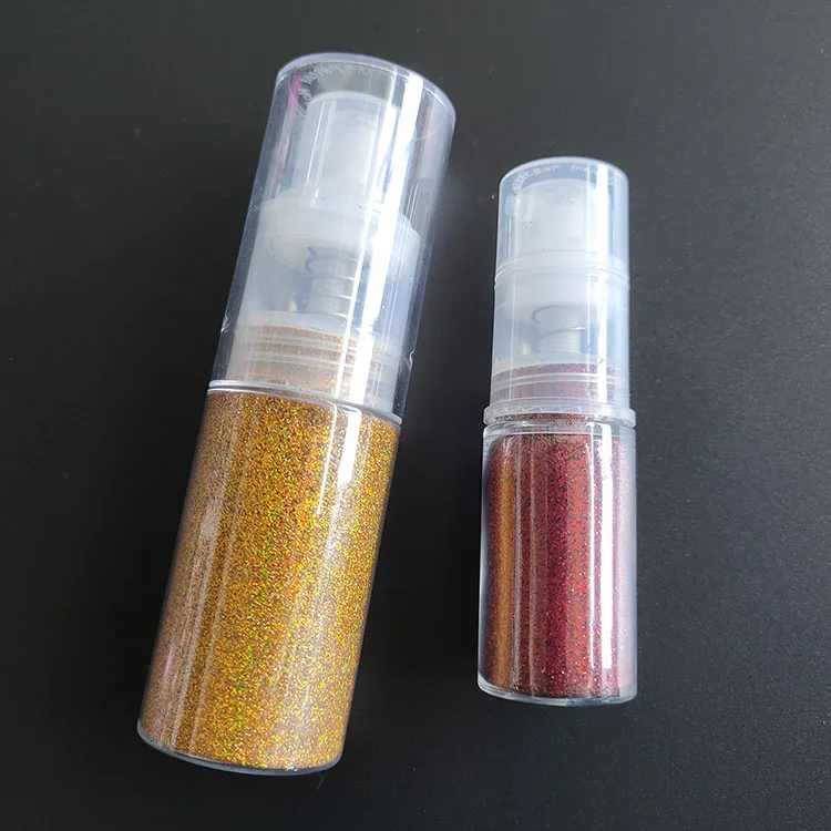 Provide Different sizes of PET pump glitter shaker bottle glitter spray bottle with Wholesale Price