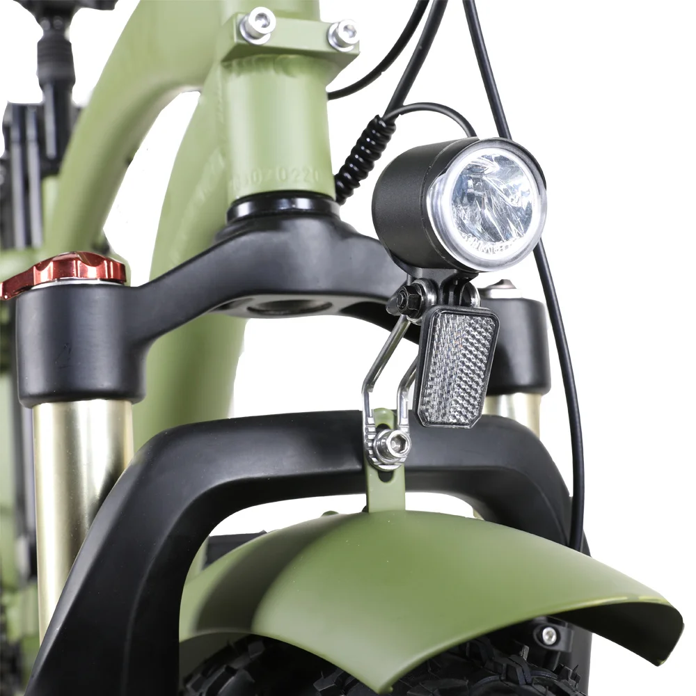 48V 20 inch 500w beach cruiser mini hummer ebike  electric bike with rear rack