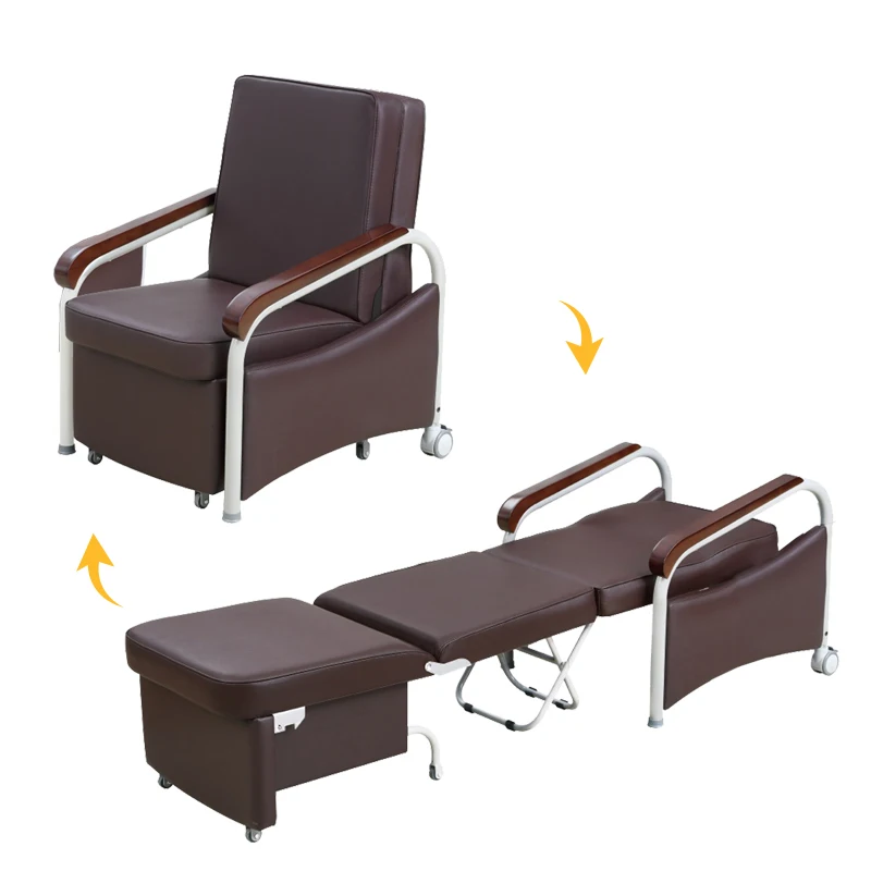 MN-PHY006 Hospital Furniture Comfortable Patient Room Accompany Chair
