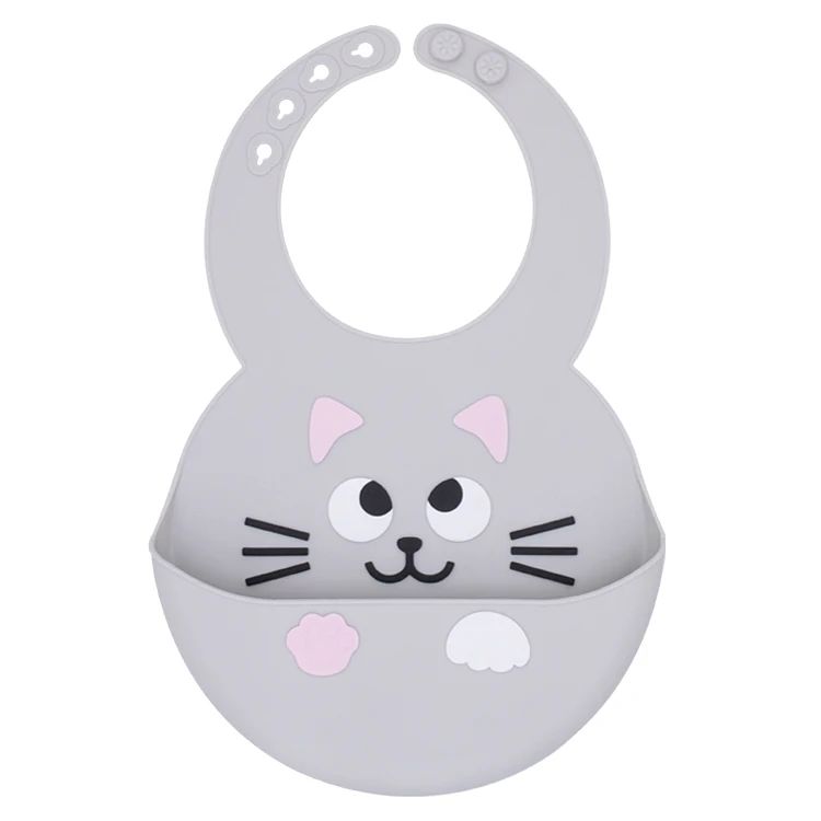
Soft Silicone Easy Clean Waterproof Baby bibs 