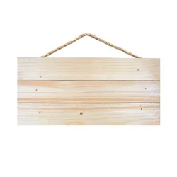 Party celebrate decorative natural color simple solid wood sign board