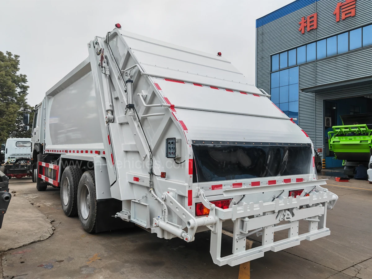 Sinotruk HOWO 6x4 20 куб. М 18 м3 25 тонны уплотнитель для мусоровозов с задней загрузкой