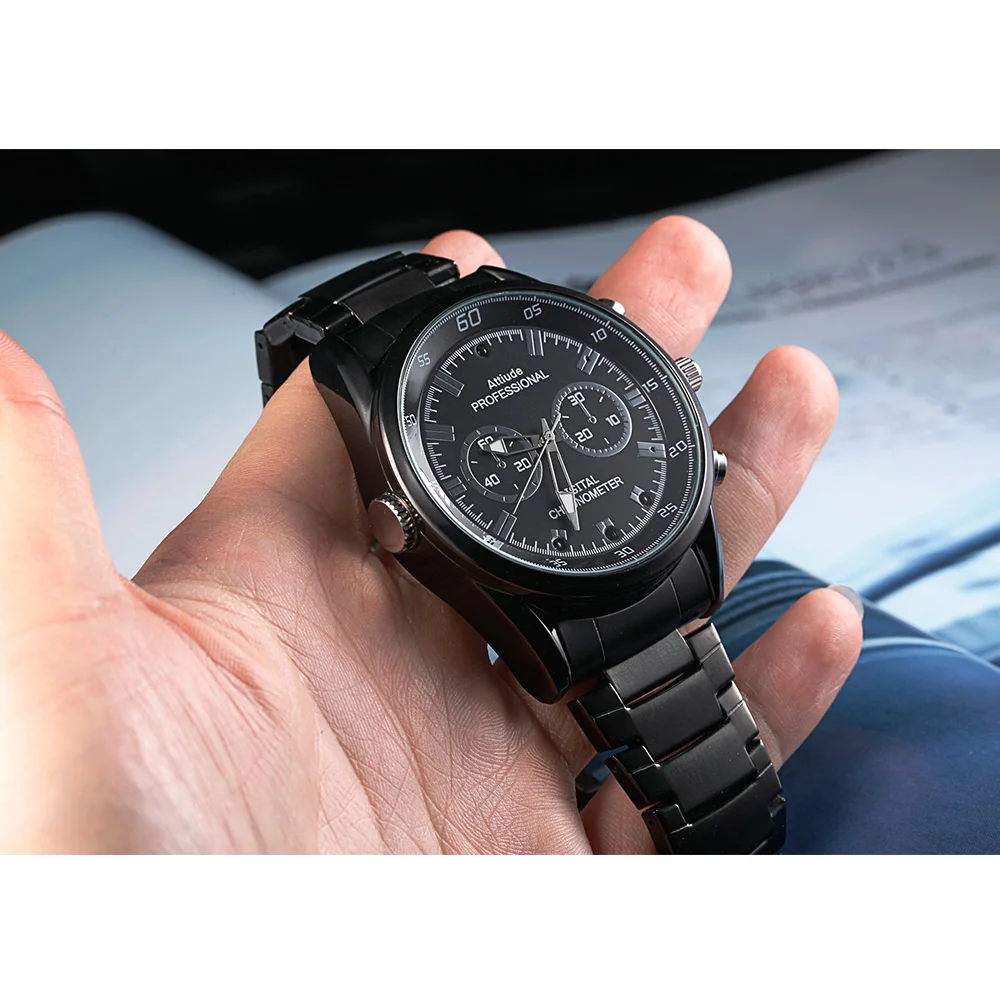 
HD 1080P hidden spy watch camera with 16GB memory built-in spy mini camera 