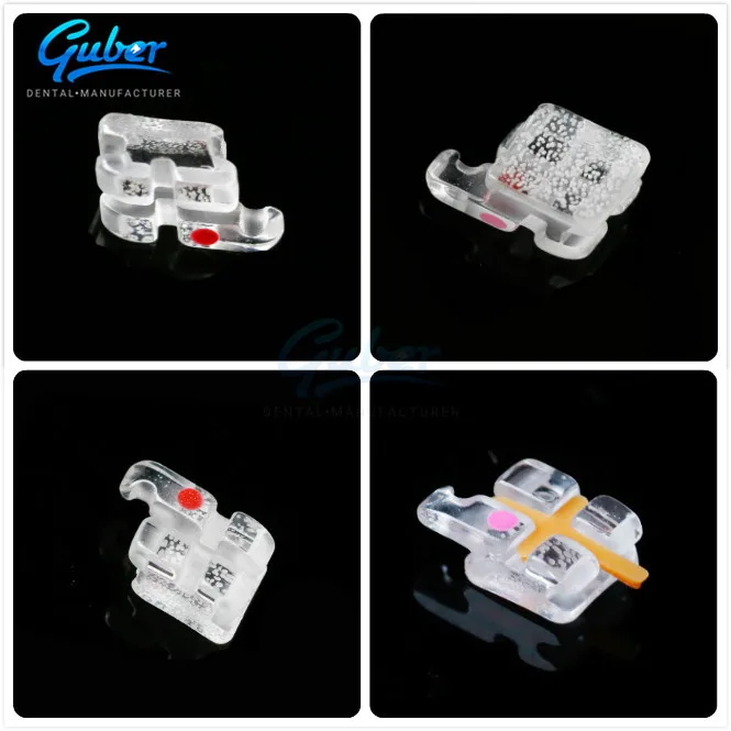 ortho New technology 2018 top quality dental instruments super sapphire crystal orthodontic sapphire bracket