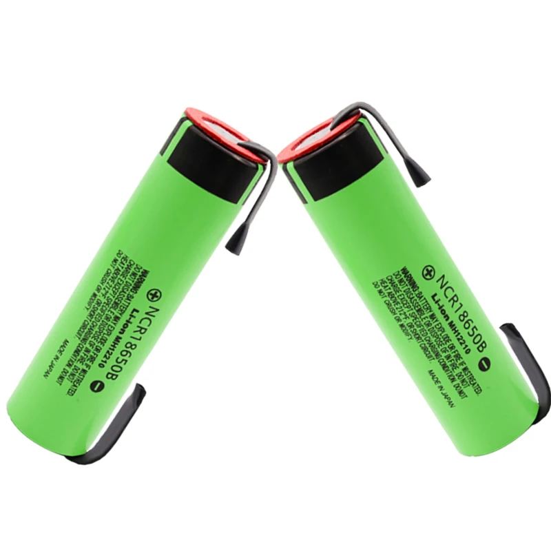 New Original 18650 Battery NCR18650B 3.7V 3400mah 18650 Lithium Rechargeable Battery Welding Nickel Sheet batteries