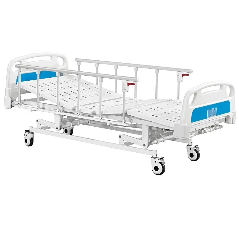 Wholesale cheap price hospital furniture three cranks 3 cranks manual medical bed