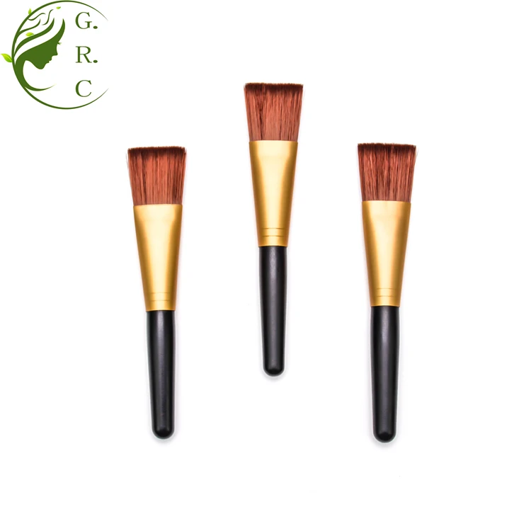 Skincare Custom-Logo-Face Mask -Brushes Single Private Label Black White Pink Single Mini Facial Clay Mask Brush