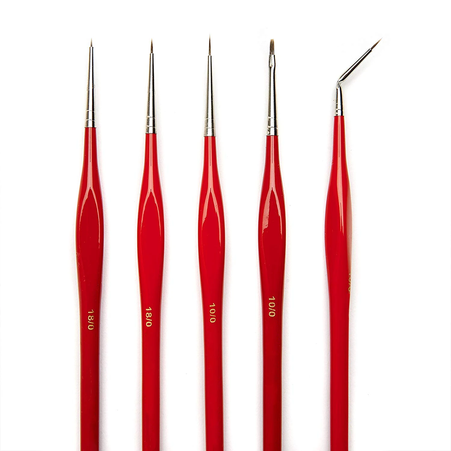 Miniature Nylon Hair Hook Liner Brushes For Art Miniature Brush Holder