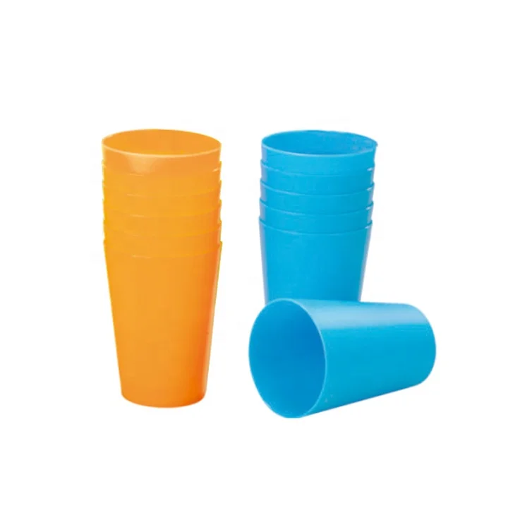 6pcs Colorful Plastic Tumblers Reusable Plastic Cup set of 6pcs