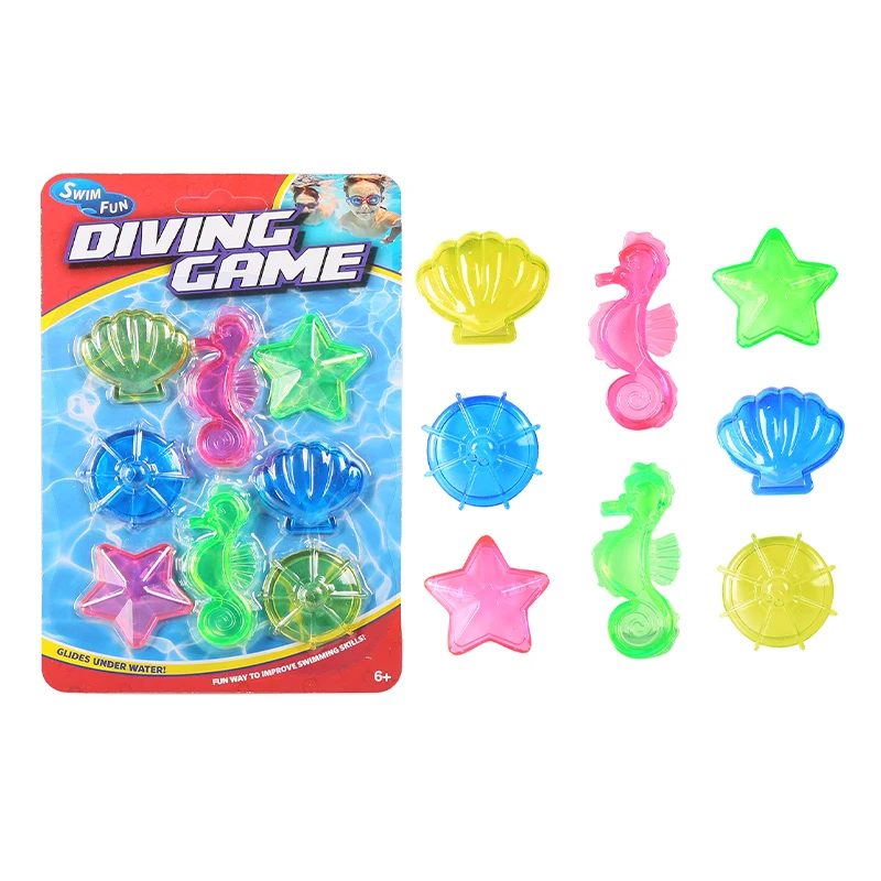 Outdoor Diving Gem Plastic Underwater Swimming Pool Toys for Summer Beach Party for Kids and Adults