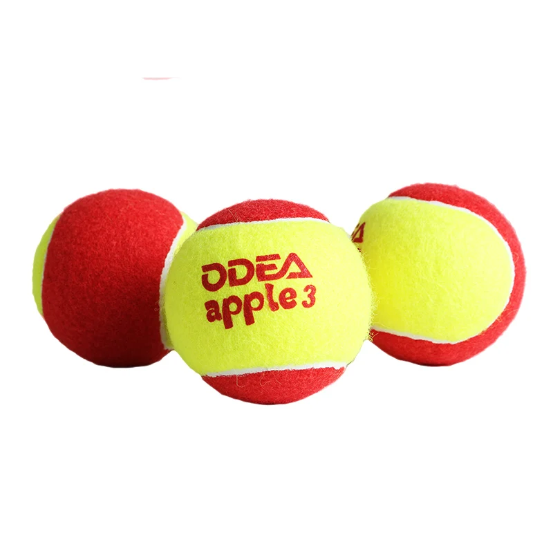 ODEAR FACTORY RED JUNIOR TENNIS BALL STAGE 3 75% LOWER COMPRESSION
