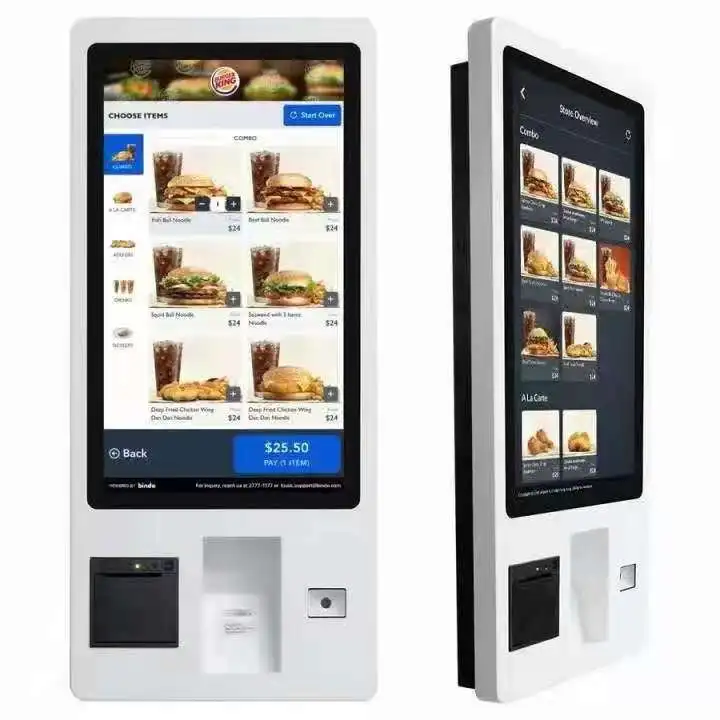 kiosk of pos bills interactive touch screen digital signage android all in one touch screen self service kiosk