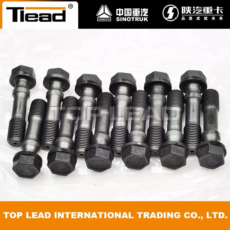 ORIGINAL WD615 PARTS VG1500030023 connecting rod bolt HOWO PARTS