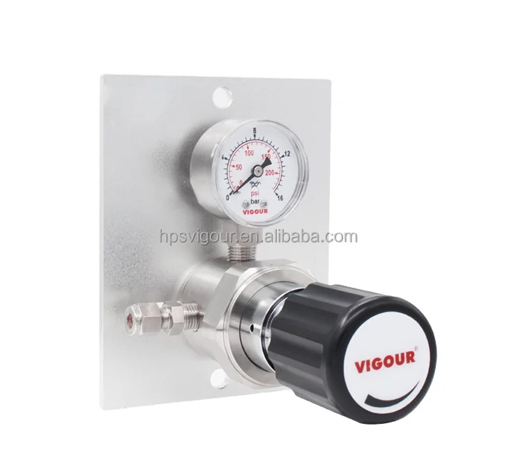 Philippines gas nitrogen gas hydrogen gas pressure regulator with gauge