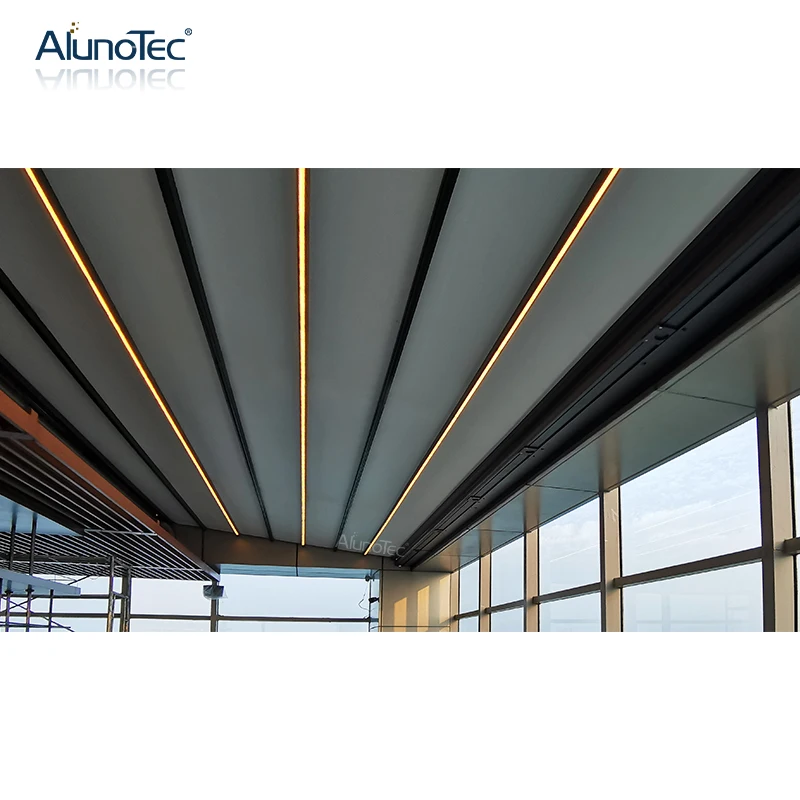 High-Quality Outdoor Solar Garden Gazebo Aluminum PVC Retractable Roof Carport Canopy Pergola Awning