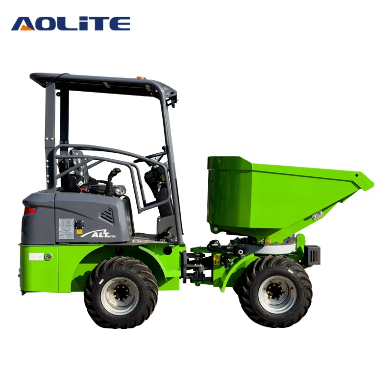 Мини-гусеничный самосвал AOLITE EWD16 6-тонный колесный емкостью 1 6 тонн литиевая батарея 4WD pala