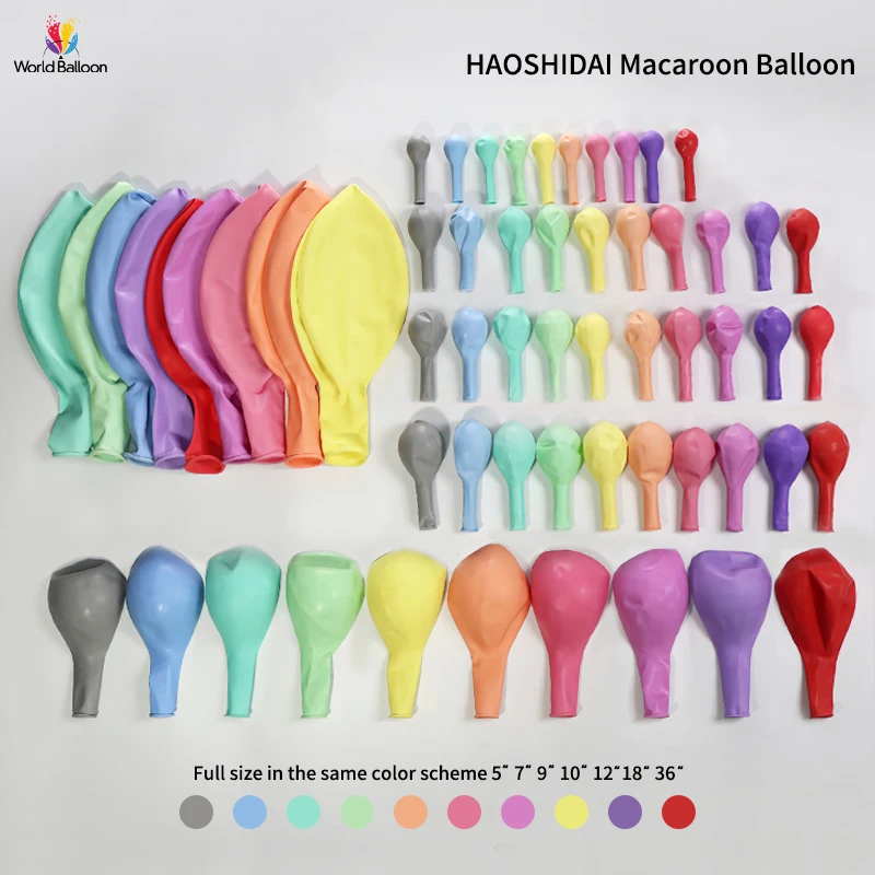5inch 200pcs Latex Balloon Helium Round Balloons Macaroon Pastel Color Balloons Party Decoration For Party Wholesale