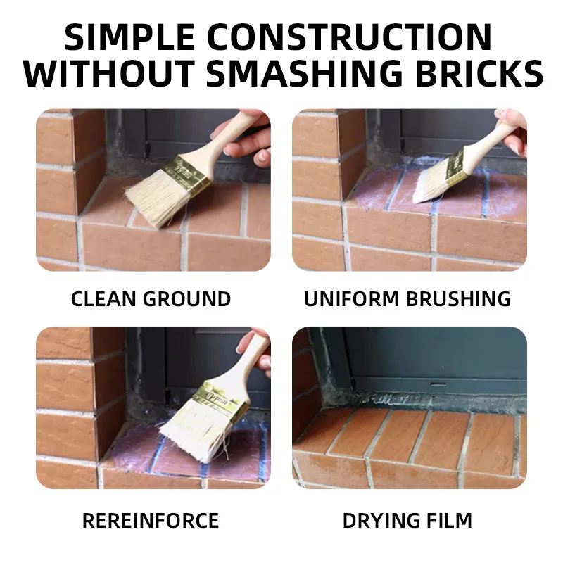 Transparent Waterproof Adhesive Bathroom Anti-Smashing Brick Leak-Repairing Material Plugging King Tile Exterior Wall Waterproof