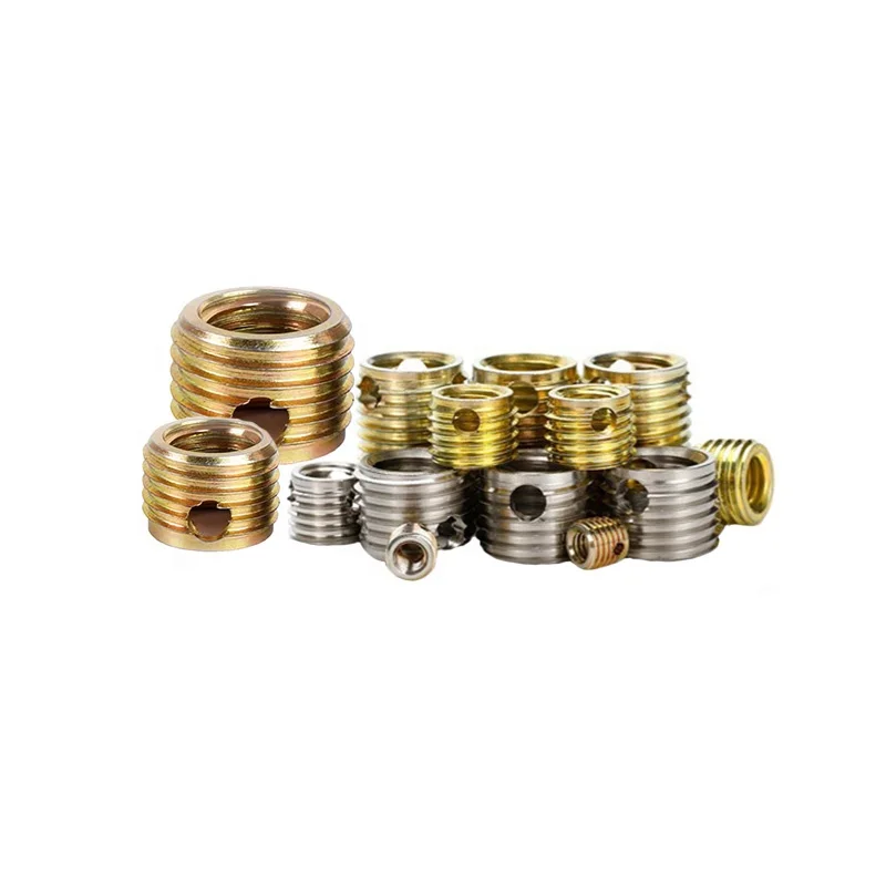 Self Tapping Wire Threaded Inserts M8 Brass Heat Install Threaded Inserts Service Tool Efficient Thread Repair