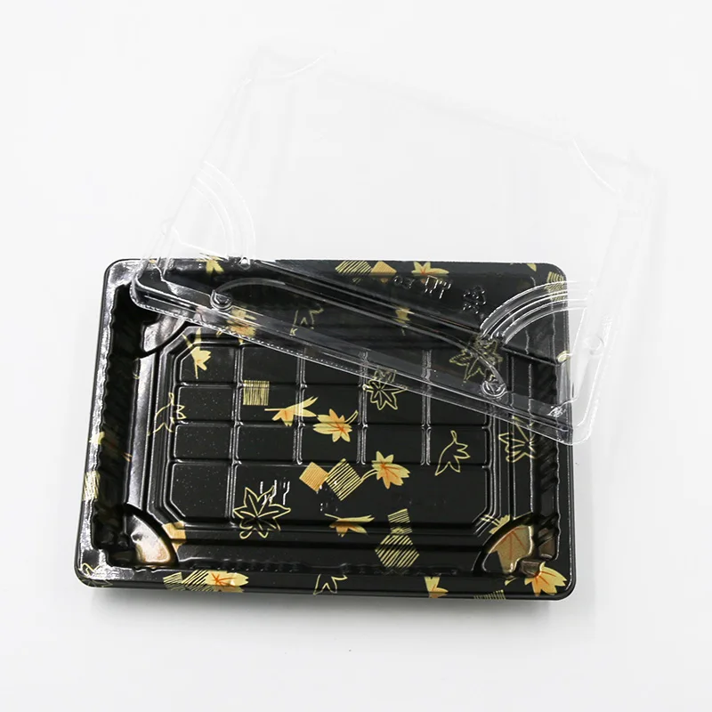 ZY03 Disposable food sushi packaging box with clear Lid plastic sushi container