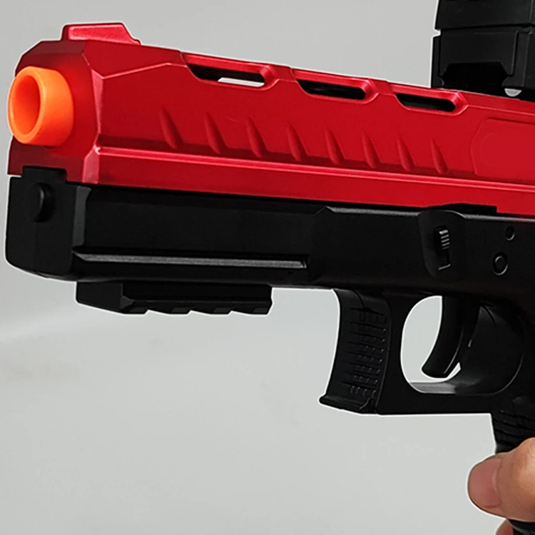 electric bb gun  guns soft ball glok guna de hidrogel gl 18 metal gel blaster blank gun gl 19 fully metallic