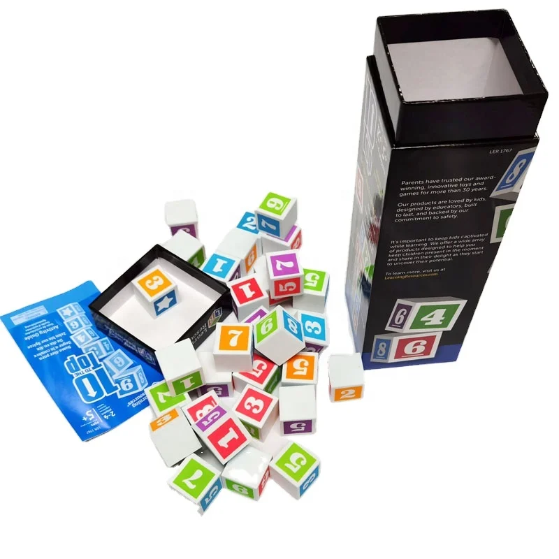 
IQ Training 5 Years Old Math Number Cube Kids Educational Games For Children Learning 