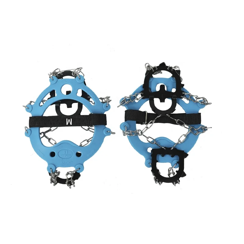 
 Ice Gripper Spike for Shoes Anti Slip Hiking Climbing Snow Spikes Crampons Cleats Chain Claws Grips Boots  