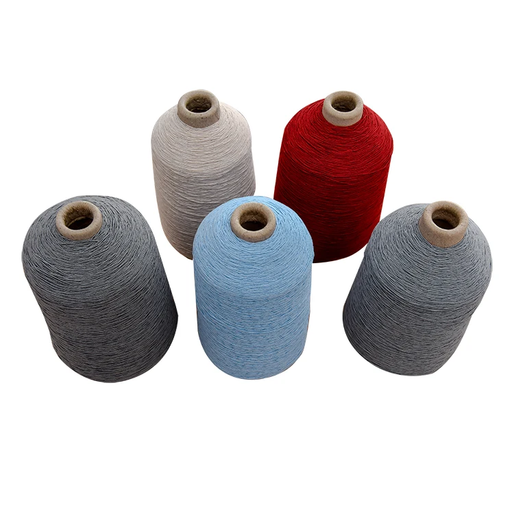 Dty polyester yarn 90# 100# deodorant  polyester smocking elastic thread for socks