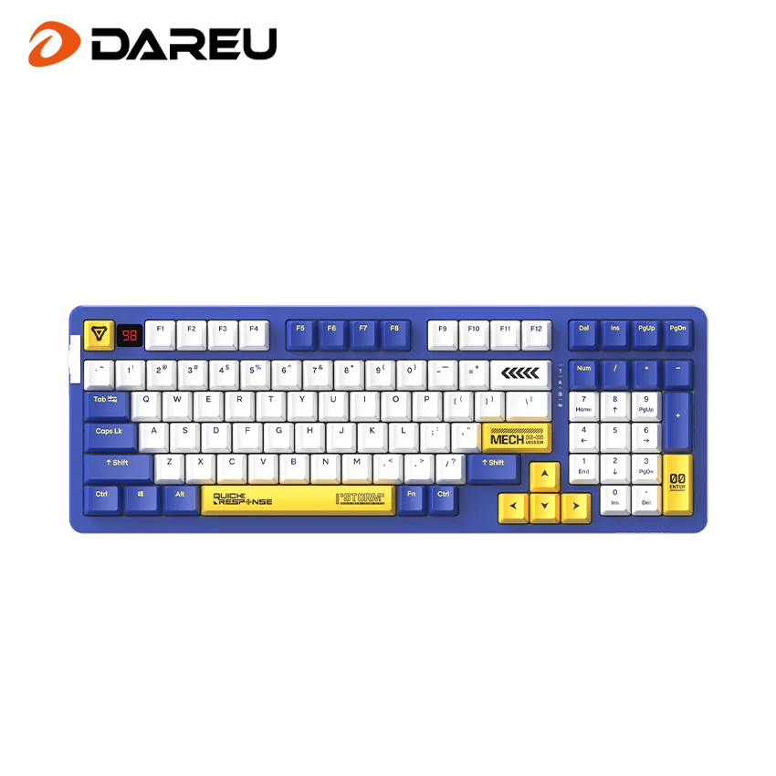 Dareu hotswap A98 Mechanical Keyboard Gaming Keyboard for Computer Tri-mode connection Keyboard PBT real gasket