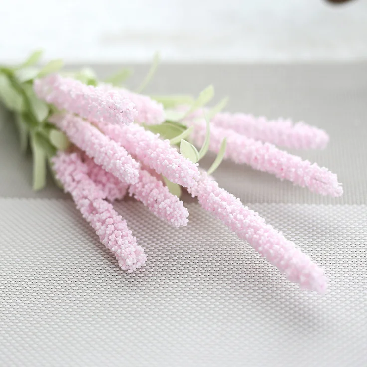 12 heads provence lavender plants fake decorative silk flowers