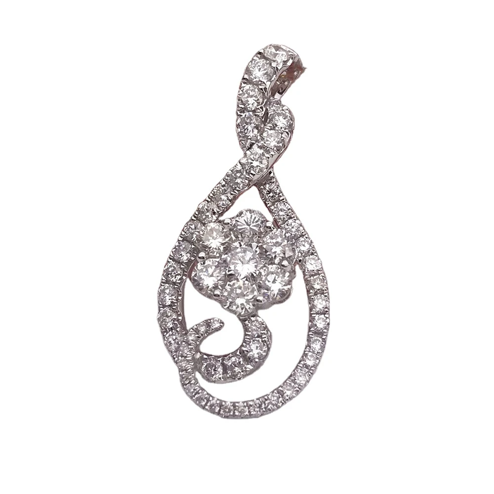 
1Heart Fashionable 14k Gold Jewelry Charms For Bracelet Necklace With HPHT Diamond K White Yellow 