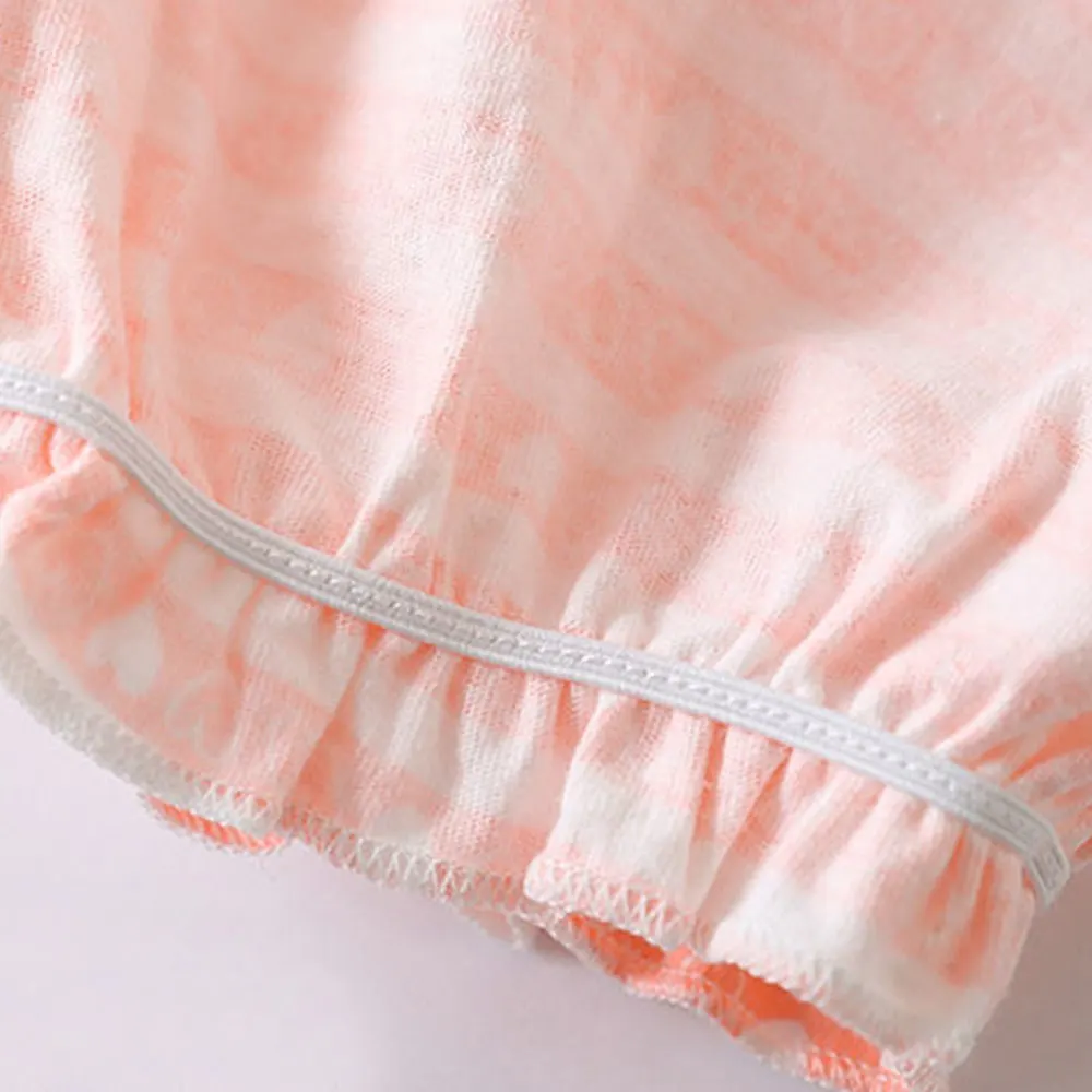 Bear Leader 4Pcs Baby Girls Underwear ComfortSoft Waistband Boxer Briefs Cotton Panties Cute Panties Polka Dot Stripe Underwear