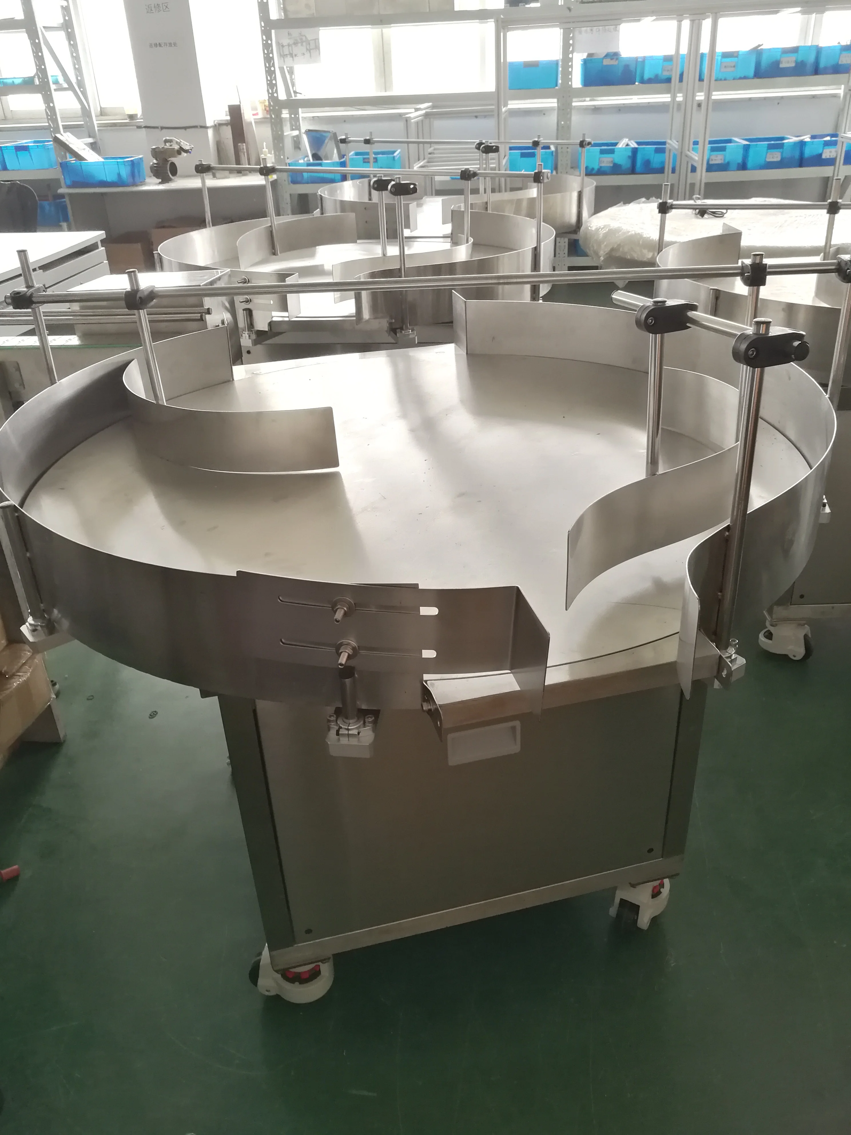 304 Stainless Steel Rotary Table Jar Tin Bottle Collection Accumulation Table