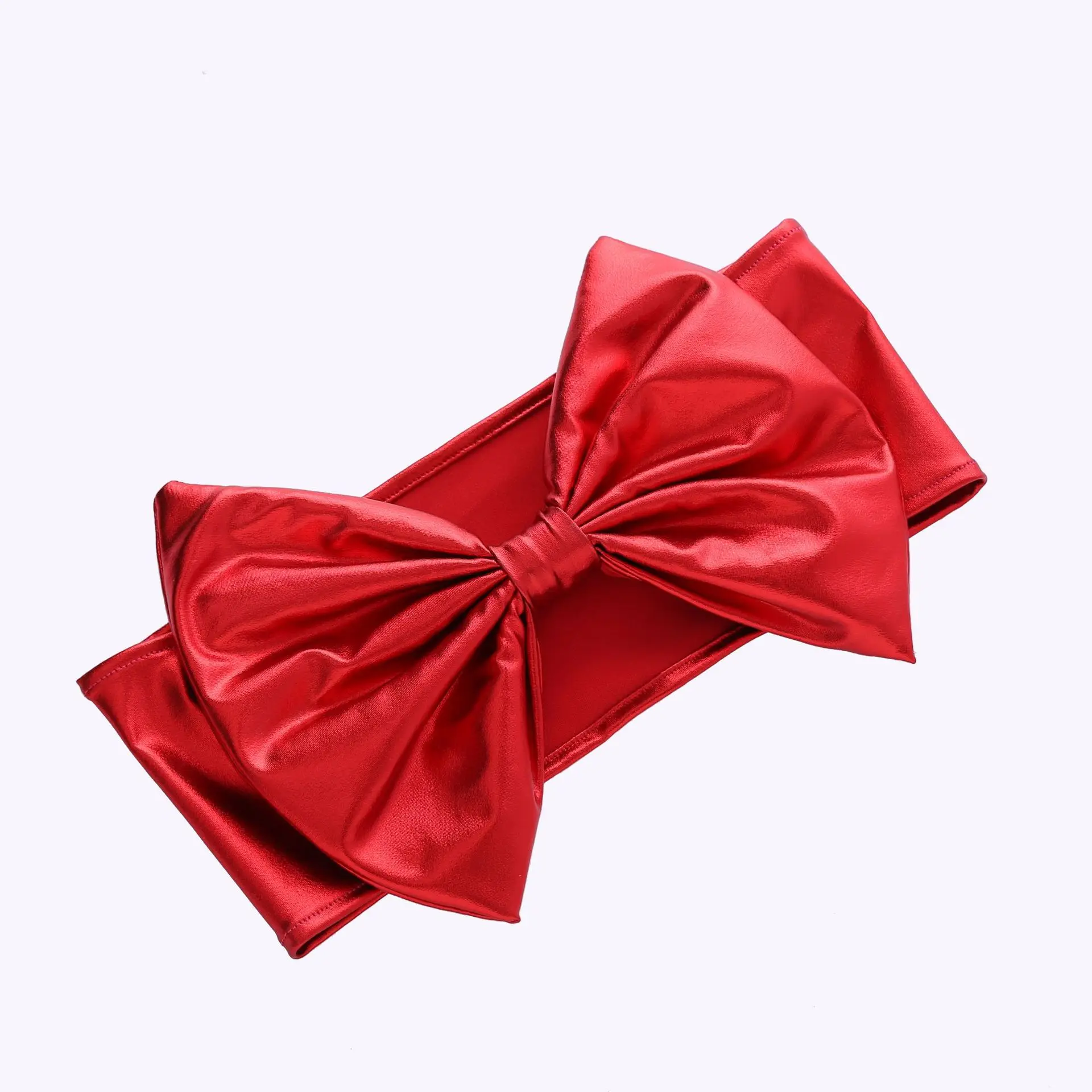 
Banquet Elastic Chair Covers Bows Sashes Band Wedding Bowknot Chair Sash Buckles Cover 
