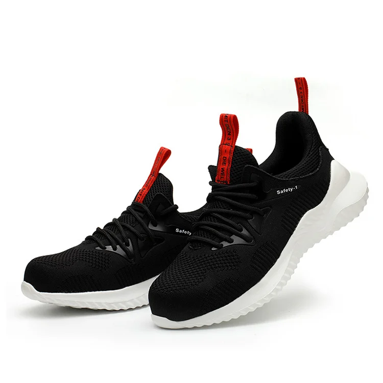Breathable mesh safety shoes ultra-light wear-resistant leisure sports shoes