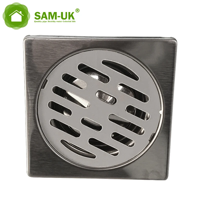 roof sus304 hight quality zinc grate sump stainless drainage black kitchen bathroom floor drains