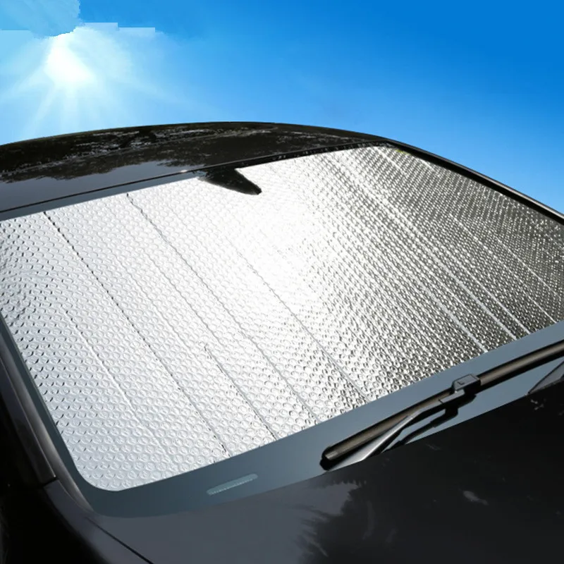 Car Windshield Sunshade Portable Sun Visor Cover Folding Window Sun Shield Protector UV Block Car Front Window Heat Insulation