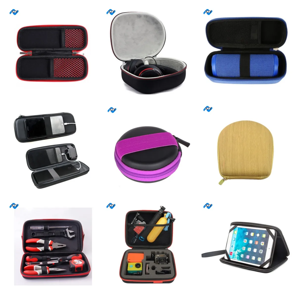 Orange Custom Printing EVA Hard Shell First Aids Medical Bag Pet First Aid Storage Case - Case Only