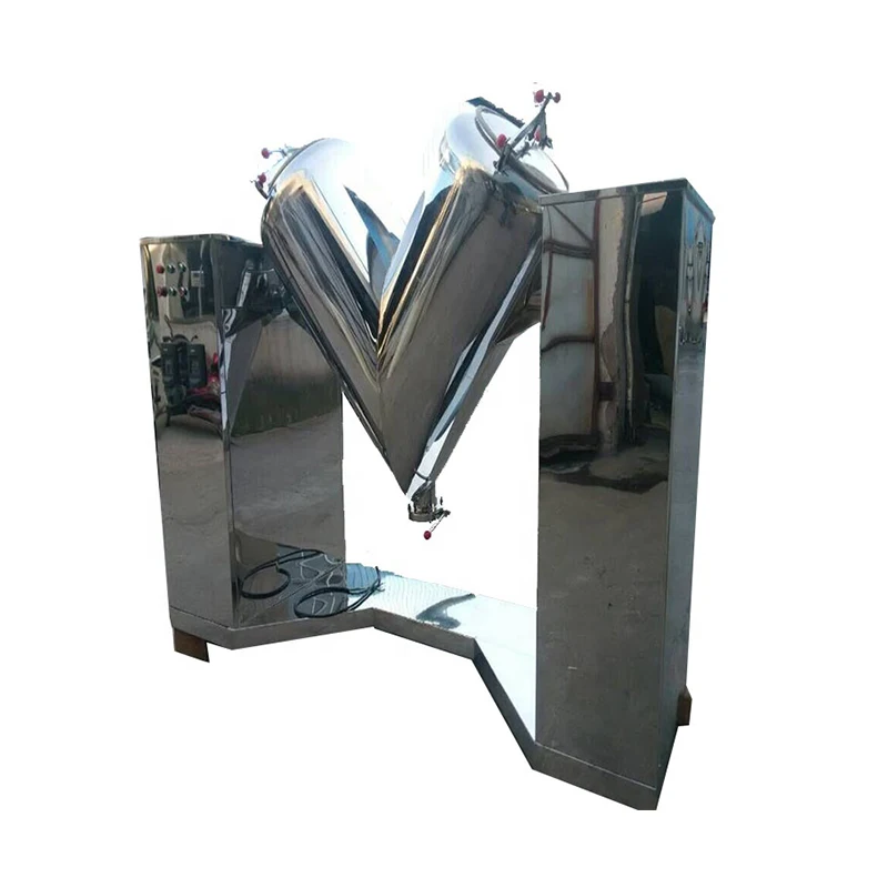 Cw Laboratory Small V Cone Food Protein Mixture Mini Industrial Dry Mixing Machine V Shape Powder Mixer