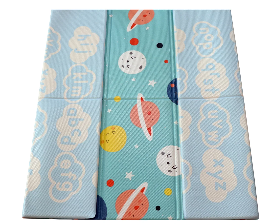 Factory wholesale TPU custom designs baby mat PVC PU large eco-friendly foam baby play mat colorful cartoon designs TPU play mat
