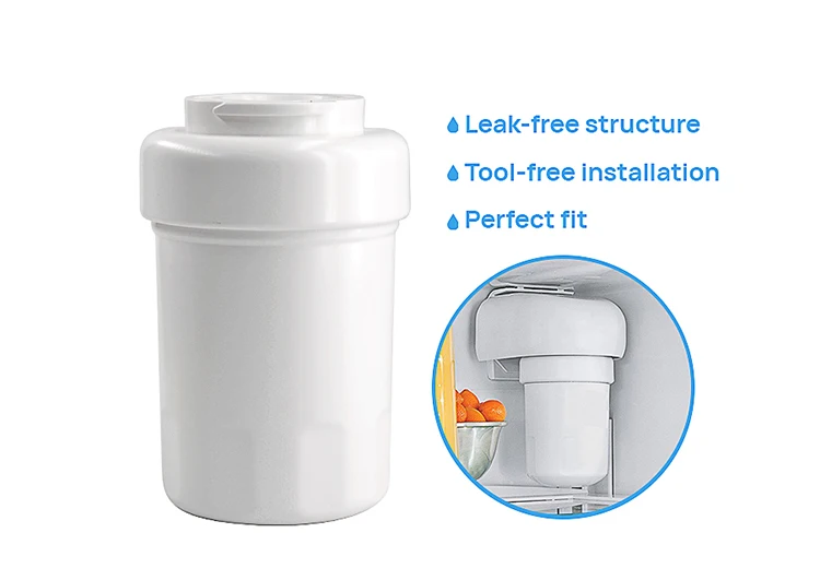 refrigerator water filter with NSF 53 certification removing lead and heavy metals