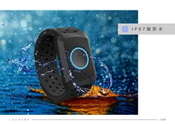 Multiple parameter multi purpose heart rate warning health monitoring Pedometer